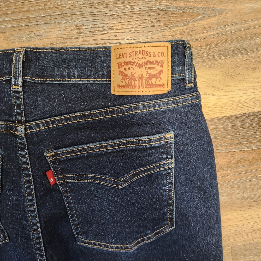 Levi's Women's Boot Cut Jeans in Dark Blue
